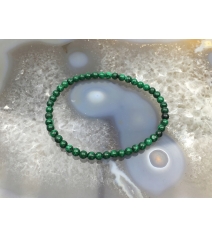 Bransoletka Malachit 4 mm