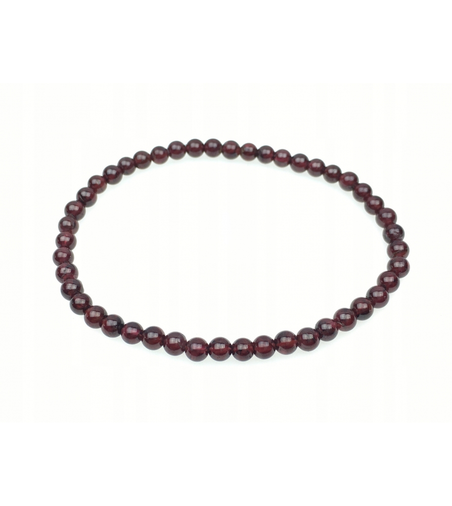 Bransoletka Granat 4 mm