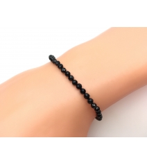 Bransoletka Wielościenna Turmalin 4 mm