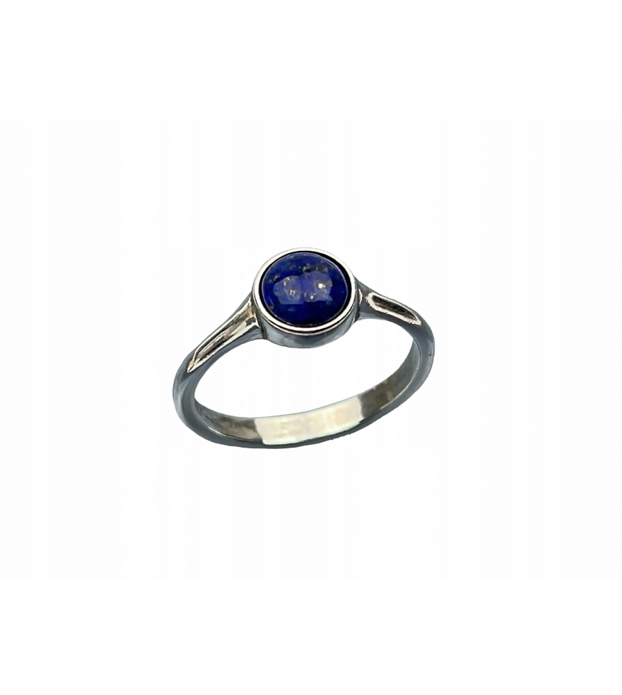 Srebrny Pierścionek Lapis Lazuli