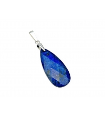 wisiorek lapis lazuli naturalny fasetowany srebro pr. 925