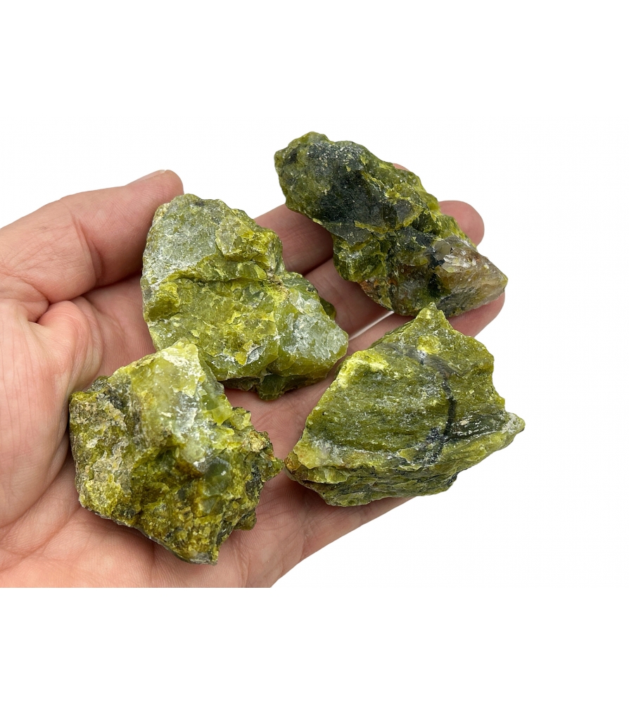 Opal zielony surowy duże bryłki z Madagaskaru
