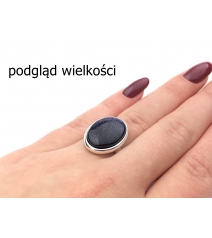 Srebrny Pierścionek Kwarc Różowy