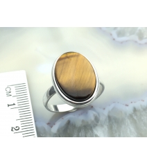 Srebrny Pierścionek Tygrysie Oko