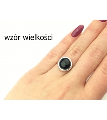 Srebrny Pierścionek Ametyst