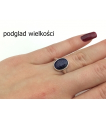 Srebrny Pierścionek Jaspis Czerwony