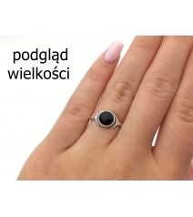 Srebrny Pierścionek Jaspis Czerwony